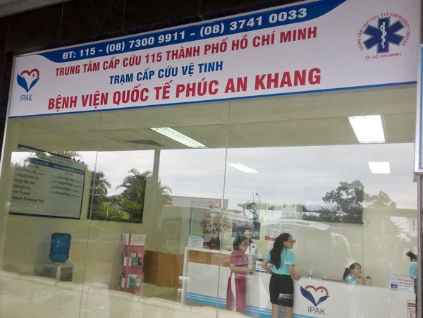 The satellite medical clinic for emergency case (Photo: SGGP)